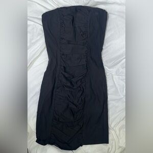 Black Strapless Dress